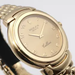 Rolex Cellini 6622 E 750 Yellow Gold Quartz 33mm Men's Women's #U237
