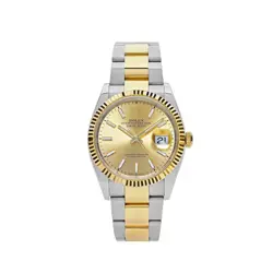 ROLEX DATEJUST 126333 STAINLESS STEEL YELLOW GOLD CHAMPAGNE DIAL OYSTER