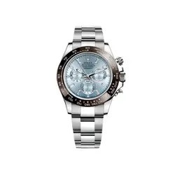 ROLEX DAYTONA 116506 PLATINUM ICE BLUE BAGUETTE DIAMOND DIAL
