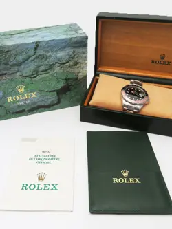 ROLEX GMT Master Red x Blue Bezel 16700 U number’97’s watch men TO193939