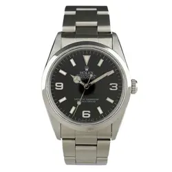 USED ROLEX Explorer 1 14270 Black Case: 36mm Band: 16.5cm Men's Watch #1014511