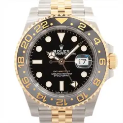 ROLEX GMT MASTER II 126713GRNR SS×YG AT BLACK DIAL 4 EXTRA LINKS