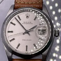 Rolex 6694 Oysterdate Precision 1967. 34mm Unisex Watch. Serviced 2 Years Ago.