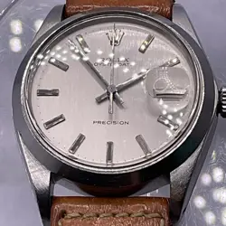 Rolex 6694 Oysterdate Precision 1967. 34mm Unisex Watch. Serviced 2 Years Ago.