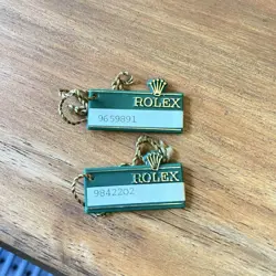ROLEX GREEN TAG