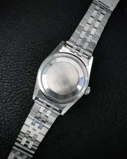 Rolex Datejust 36mm 16234 Tapestry Dial 1997 Fluted 18k gold bezel Jubilee steel