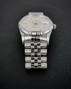 Rolex Datejust 36mm 16234 Tapestry Dial 1997 Fluted 18k gold bezel Jubilee steel