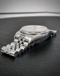 Rolex Datejust 36mm 16234 Tapestry Dial 1997 Fluted 18k gold bezel Jubilee steel