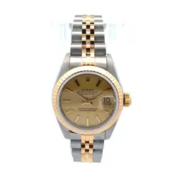 ROLEX DATEJUST 26MM TWO-TONE 18KYG/SS CHAMPAGNE DIAL 69173