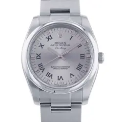 ROLEX OYSTER PERPETUAL 34 AIR KING 114200 SILVER DIAL