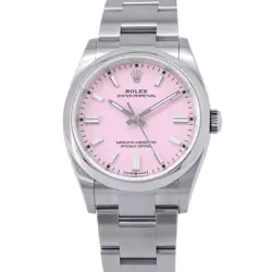 ROLEX OYSTER PERPETUAL 36 CANDY PINK DIAL