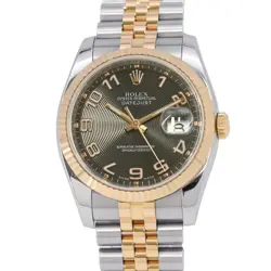 ROLEX DATEJUST SS/K18PG 116231 WATCH