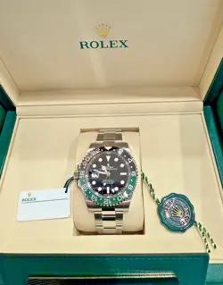 NEW NEVER WORN 2025 ROLEX GMT-MASTER II “SPRITE” 40MM 126720VTNR OYSTER BRACELET