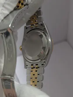 Rolex Datejust watch 36mm two tone Champagne Tapestry Dial  16233