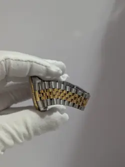 Rolex Datejust watch 36mm two tone Champagne Tapestry Dial  16233