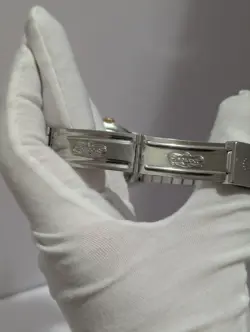 Rolex Datejust watch 36mm two tone Champagne Tapestry Dial  16233