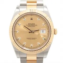 Rolex Datejust 126333G SS×YG AT Champagne-Face oyster bracelet