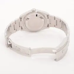 ROLEX DATEJUST 126200 SS AT BLUE-FACE OYSTER BRACELET