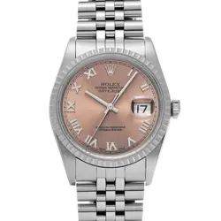 ROLEX 16220 DATEJUST PINK MENS WRISTWATCH