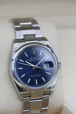 Rolex 126200 Blue DATEJUST 36mm 2021