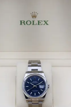 Rolex 126200 Blue DATEJUST 36mm 2021