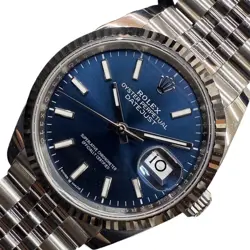 ROLEX  DATEJUST 36 126234 K18 WHITE STAINLESS STEEL WRISTWATCH R45_0303