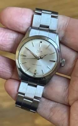 TUDOR OYSTER ROYAL 7934 ORIGINAL ROLEX BRACELET CROWN & CASEBACK MANUAL 34MM