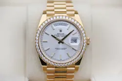 SILVER DAY-DATE 40MM