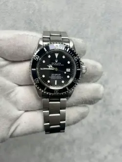 ROLEX SEA-DWELLER 16600 BLACK DIAL OYSTER BAND 40MM STAINLESS STEEL