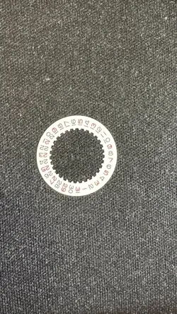 Rolex Calendar disc 3135 3155 Caliber Red & Black. White Rolex Watch Date Wheel