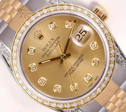 DIAMOND BEZEL-DIAMOND LUG