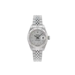 ROLEX DATEJUST 79174 26MM SILVER INDEX  DIAL FLUTED BEZEL JUBILEE BAND