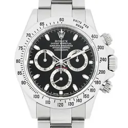 ROLEX DAYTONA 116520 BLACK F NUMBER SECOND HAND MENS