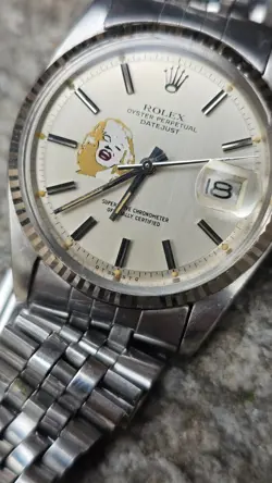 VINTAGE ROLEX DATEJUST 1601 PIE-PAN DIAL MEN'S AUTOMATIC WATCH 1974