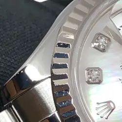ROLEX Datejust 26mm Date 100m 179174NG White Shell K18WG/SS Auto SS Men's watch