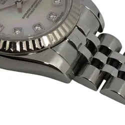 ROLEX Datejust 26mm Date 100m 179174NG White Shell K18WG/SS Auto SS Men's watch