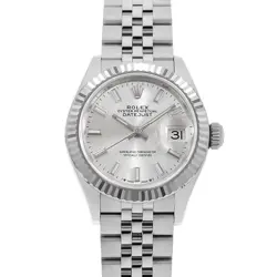 ROLEX DATEJUST 279174 SILVER BAR 5 ROWS JUBILEE BRACELET RANDOM NUMBER SECON...