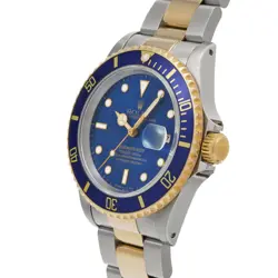 USED ROLEX Submariner Date 16613 Blue Case Size 40×40mm Men's Watch #31534