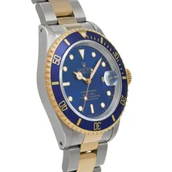 USED ROLEX Submariner Date 16613 Blue Case Size 40×40mm Men's Watch #31534
