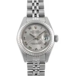 ROLEX Datejust 79174 Gray Rome F Number second hand Women