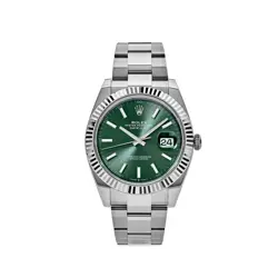 ROLEX DATEJUST 126334 STAINLESS STEEL MINT GREEN DIAL OYSTER (2024)
