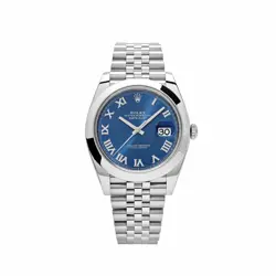 ROLEX DATEJUST 126300 STAINLESS STEEL BLUE ROMAN DIAL JUBILEE (2024)