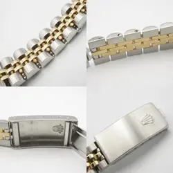 ROLEX Datejust 10P Diamond Y Wrist Watch 79173G Automatic 18KYG SS Used Women