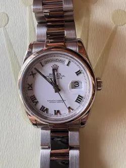 rolex daydate 36mm white gold