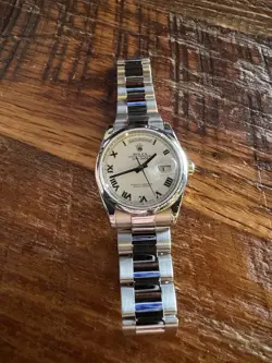 36MM WHITE GOLD