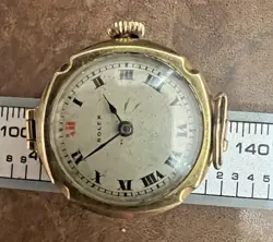 Rolex Rare Manual Lady’s GP Vintage 20’s Watch Runs Spares Repair 27mm Cased