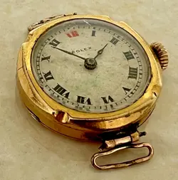 Rolex Rare Manual Lady’s GP Vintage 20’s Watch Runs Spares Repair 27mm Cased