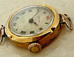 Rolex Rare Manual Lady’s GP Vintage 20’s Watch Runs Spares Repair 27mm Cased