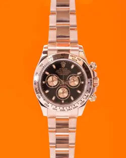 ROLEX COSMOGRAPH DAYTONA 40MM 116505 ROSE GOLD BLACK DIAL 2015