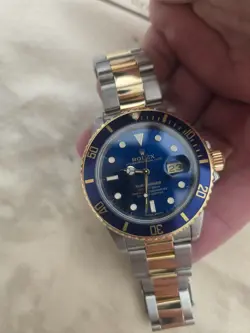 SUBMARINER BLUE GOLD